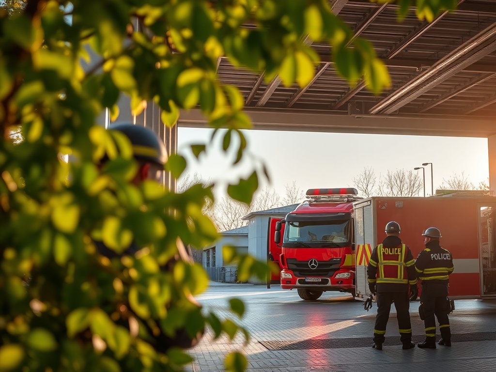 Policjanci w Tychach i symbol walki ze smogiem – wizualizacja bezpieczeństwa i czystego powietrza dla mieszkańców